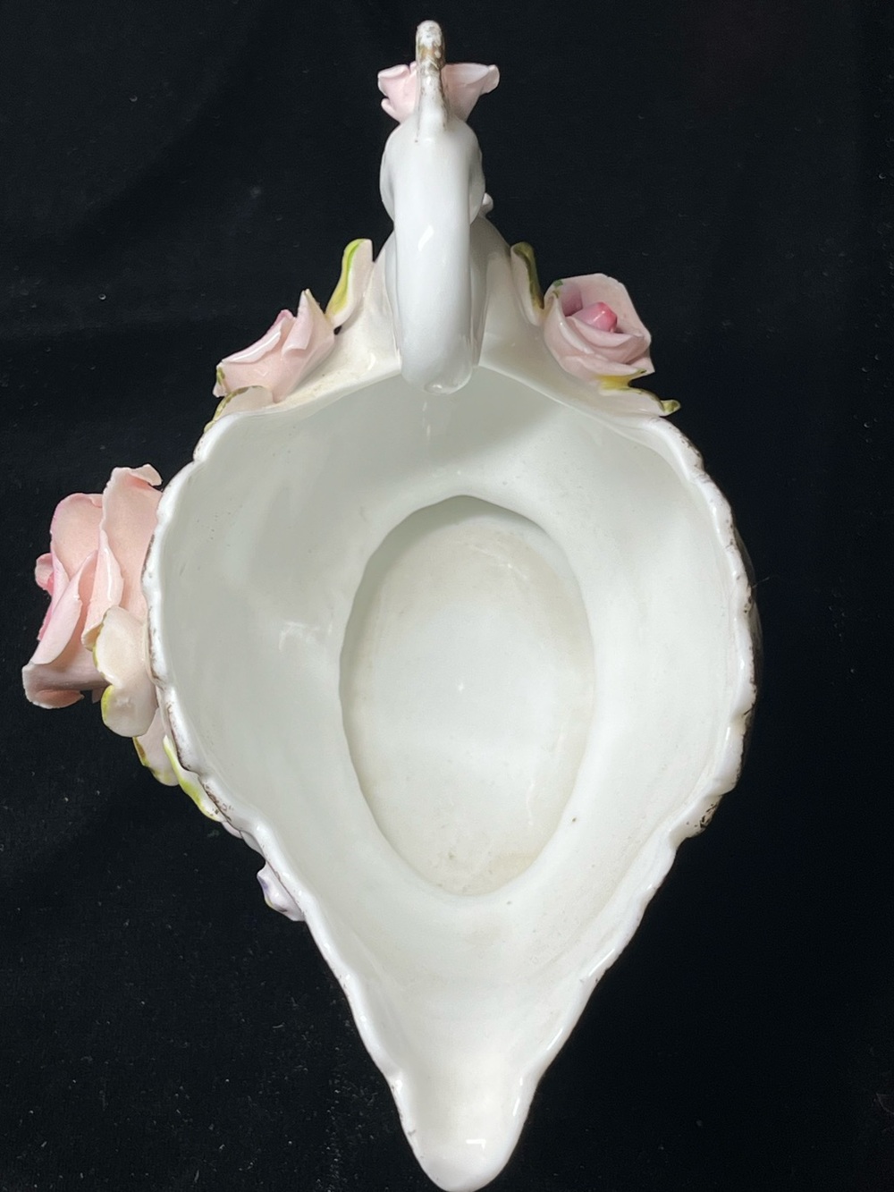 Vintage Lefton China Swan Trinket Dishes - Full Set, Hand-Painted (1950s) - Picture 14 of 15